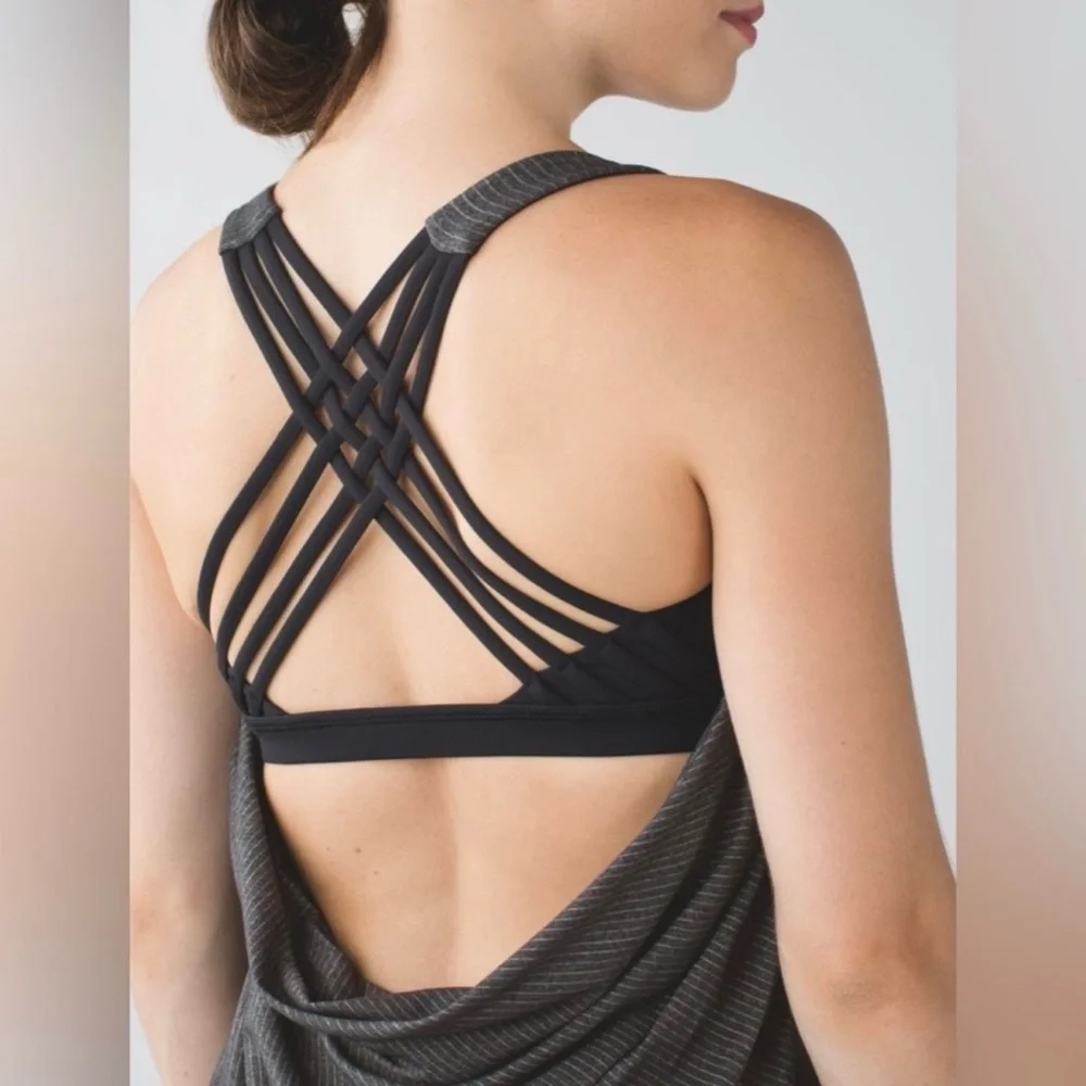 lululemon athletica heathered black wild tank - Picture 4 of 7